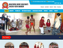 Tablet Screenshot of mmssvmandir.com